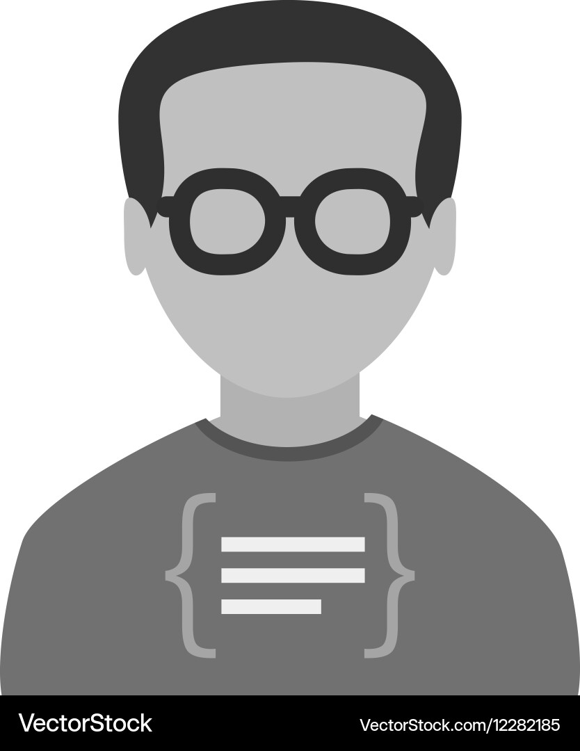 Programmer vector image