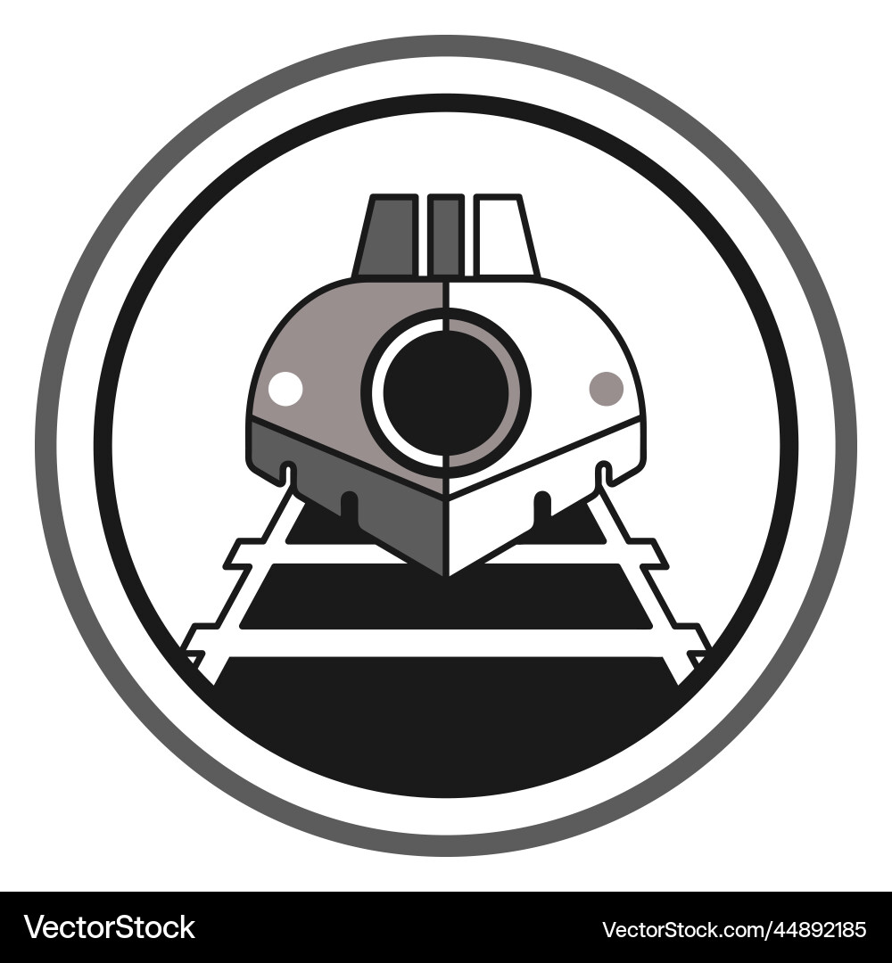 Train element Vector Image