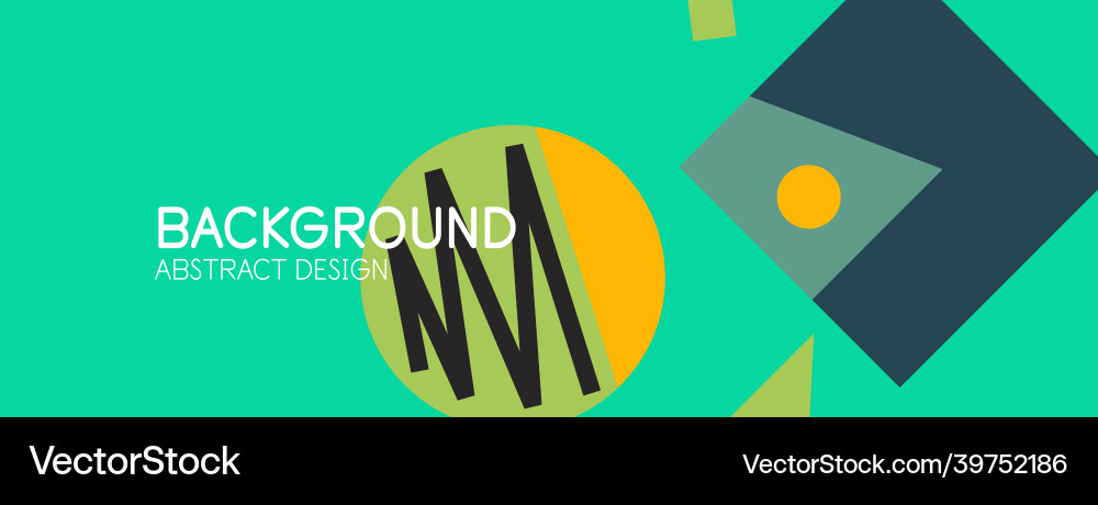 Abstract background blocks lines triangles Vector Image