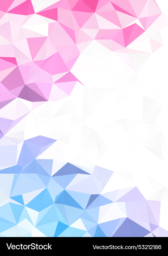 Abstract background with a low poly design Vector Image