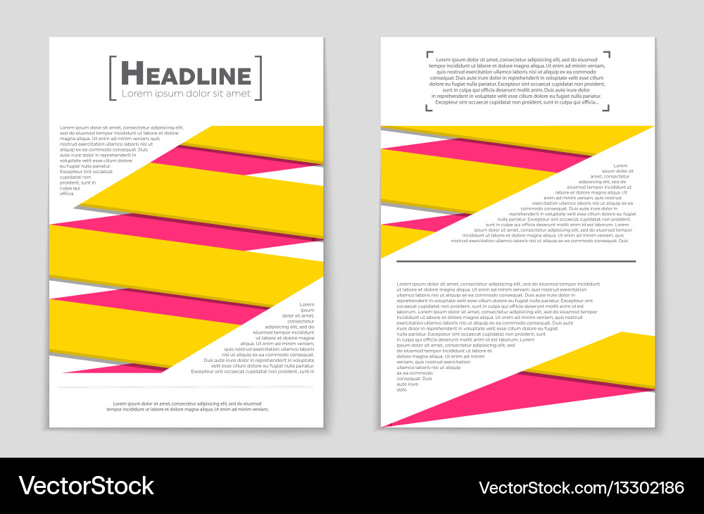 Abstract layout background set for art vector image