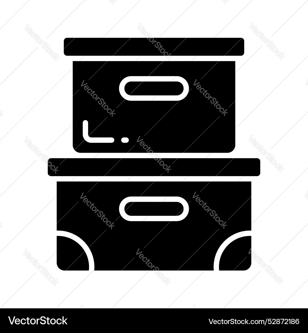 File boxes design ready to use in websites Vector Image