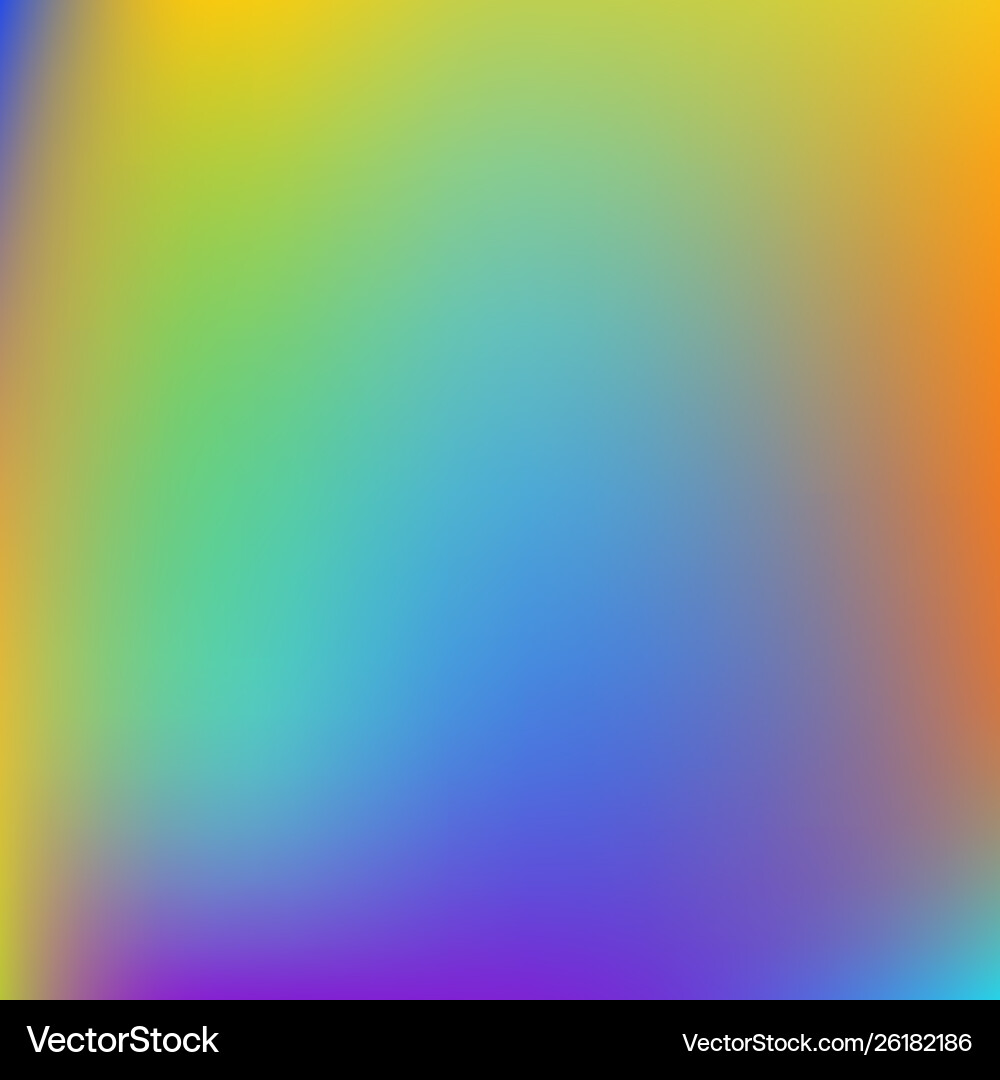 Gradient mesh painted in different colors vector image