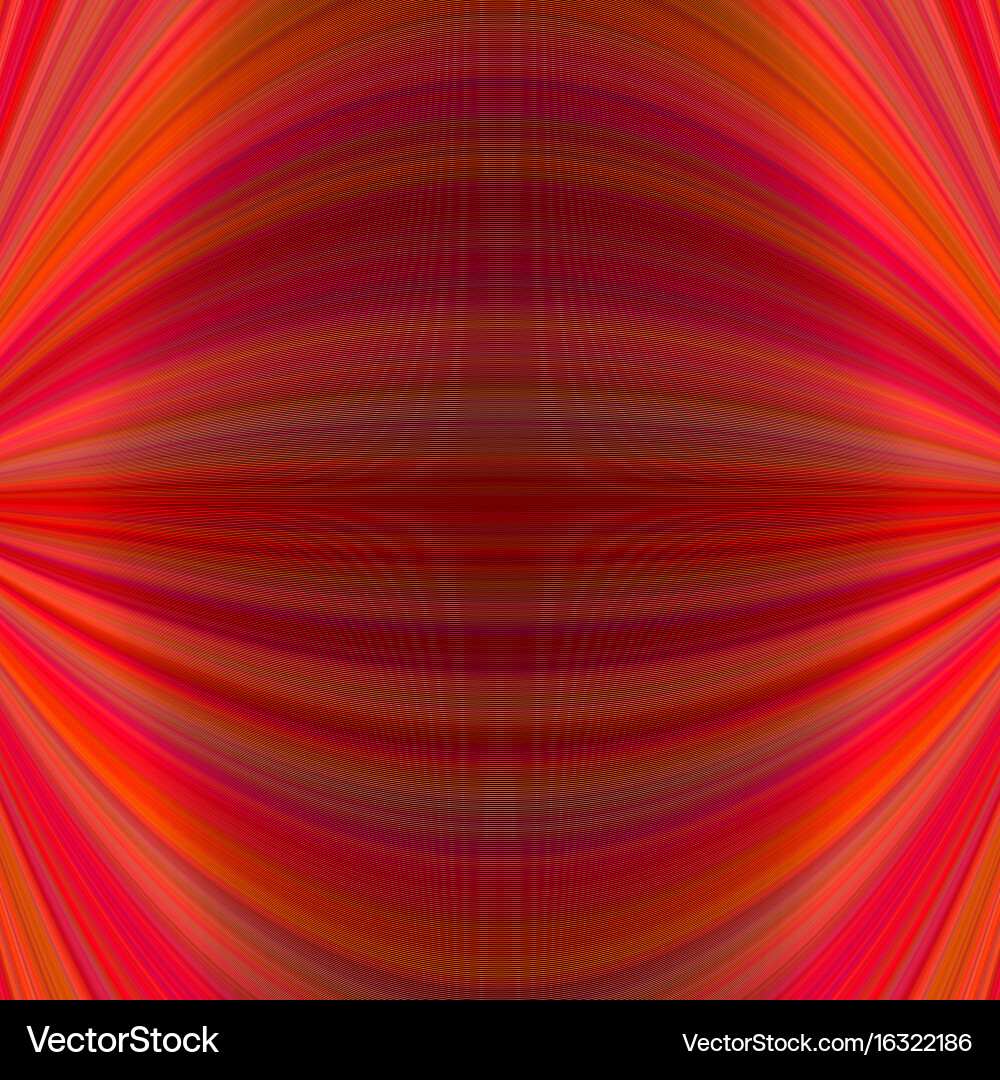 Red symmetrical dynamic background from thin vector image