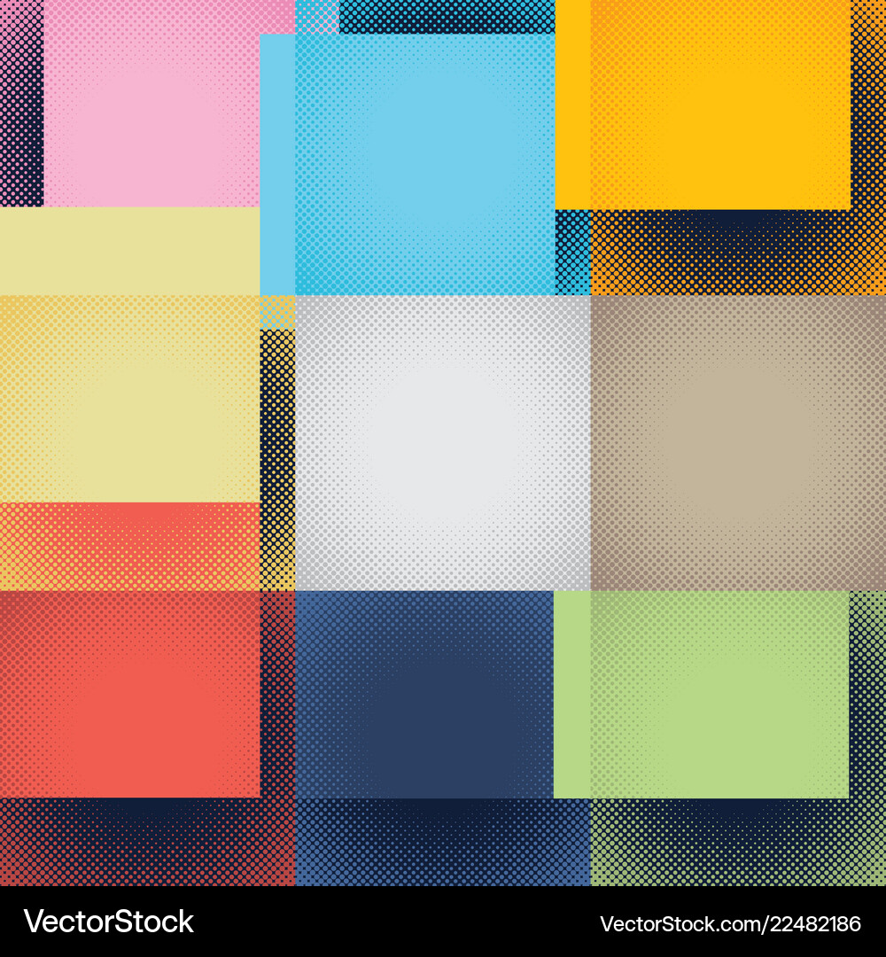 Retro Halftone Pattern vector image