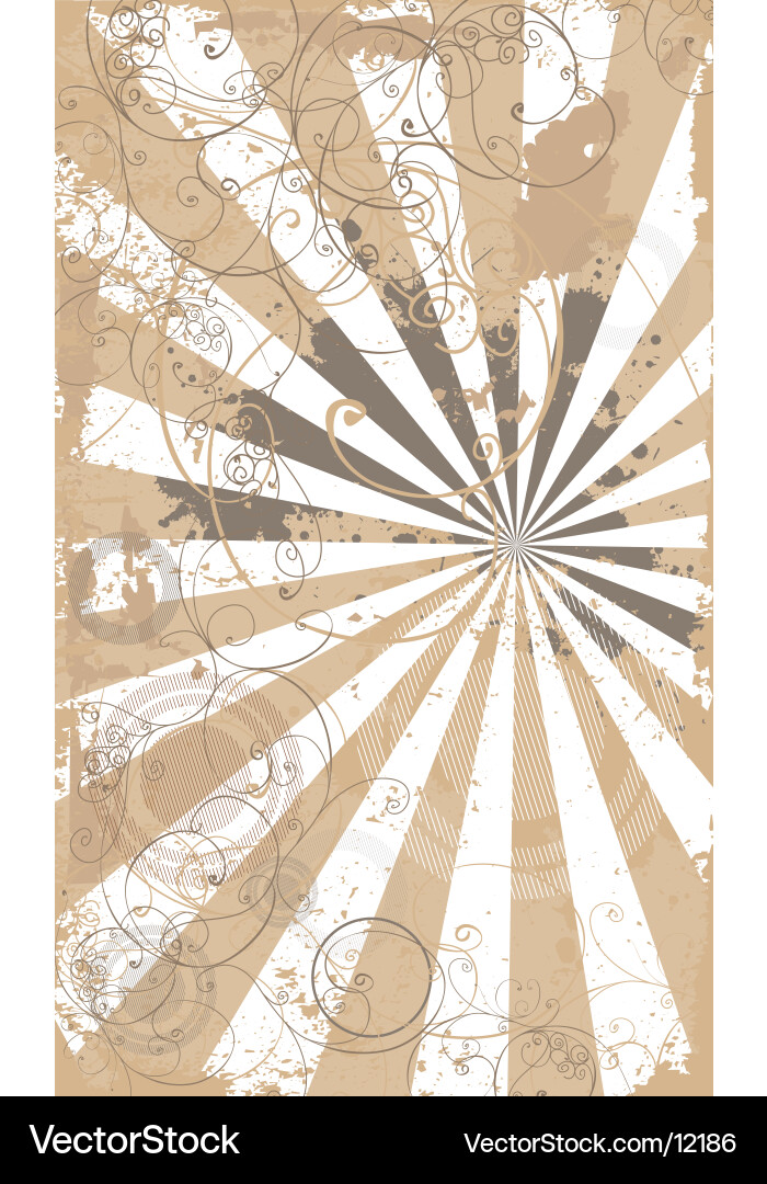 Sun Rays Splatter Background vector image