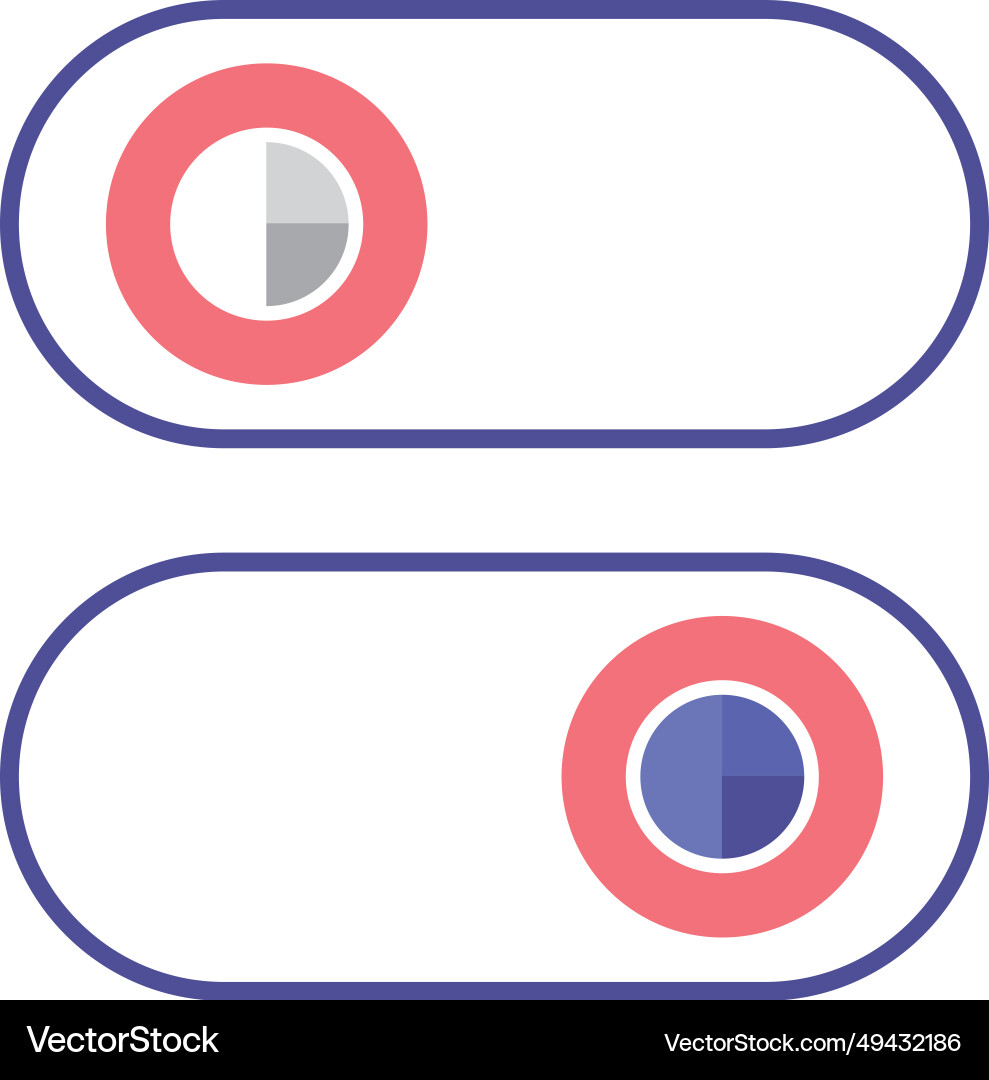 Ui ux element Vector Image