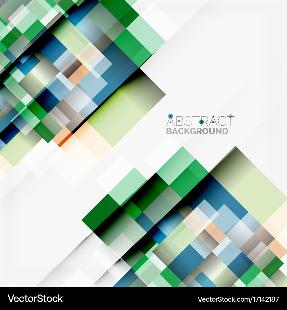 Abstract blocks template design background simple Vector Image