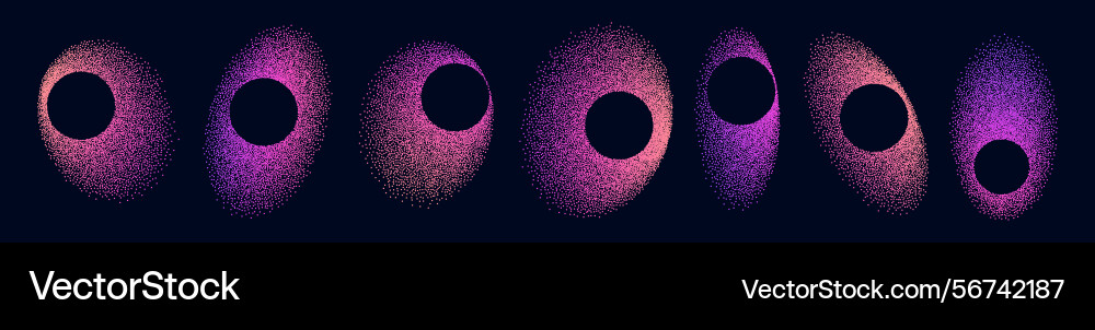 Fluid shapes with gradient aura and blurred color Fluid shapes with gradient aura and blurred color vector image