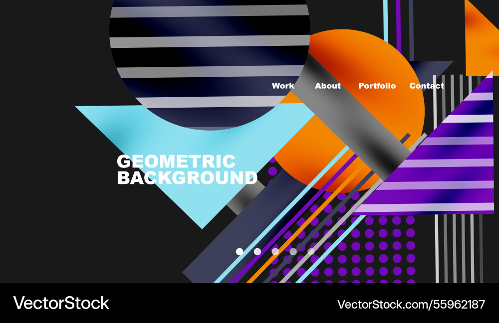 Geometric background showcasing sharp lines Geometric background showcasing sharp lines vector image