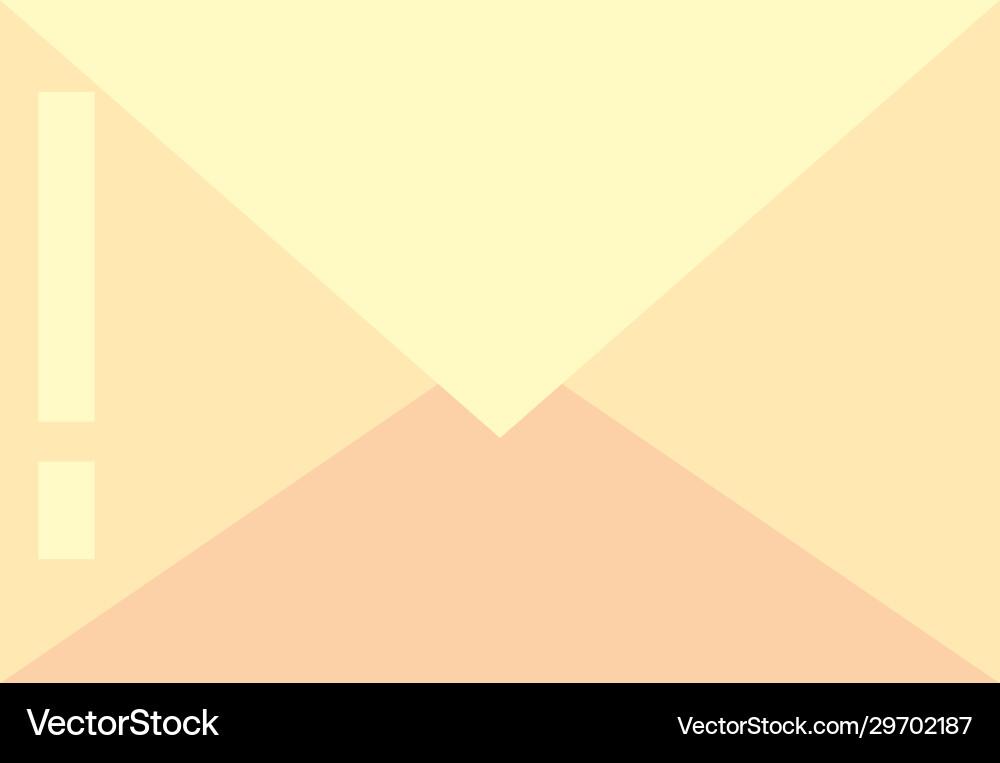 Isolated envelope message fill style icon Isolated envelope message fill style icon vector image