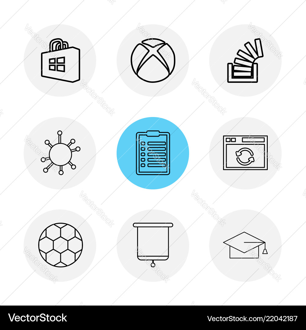 Windows store xbox stackoverflow convocation vector image