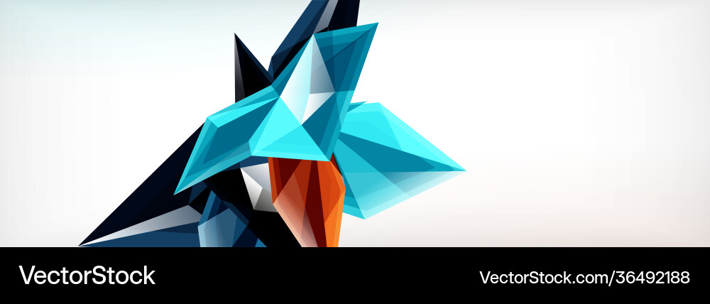 3d triangles and pyramids abstract 3d triangles and pyramids abstract vector image