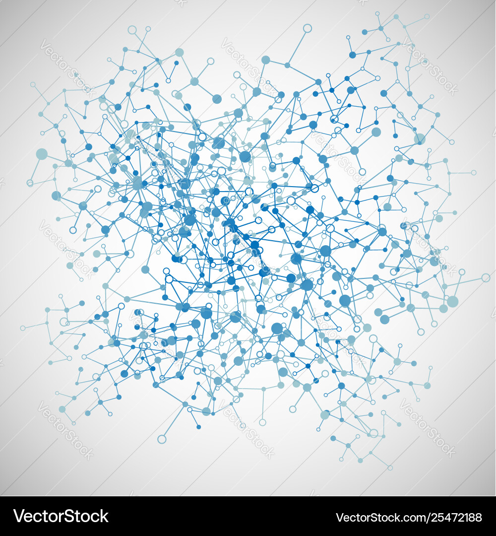 Abstract polygonal background with connected dots Abstract polygonal background with connected dots vector image