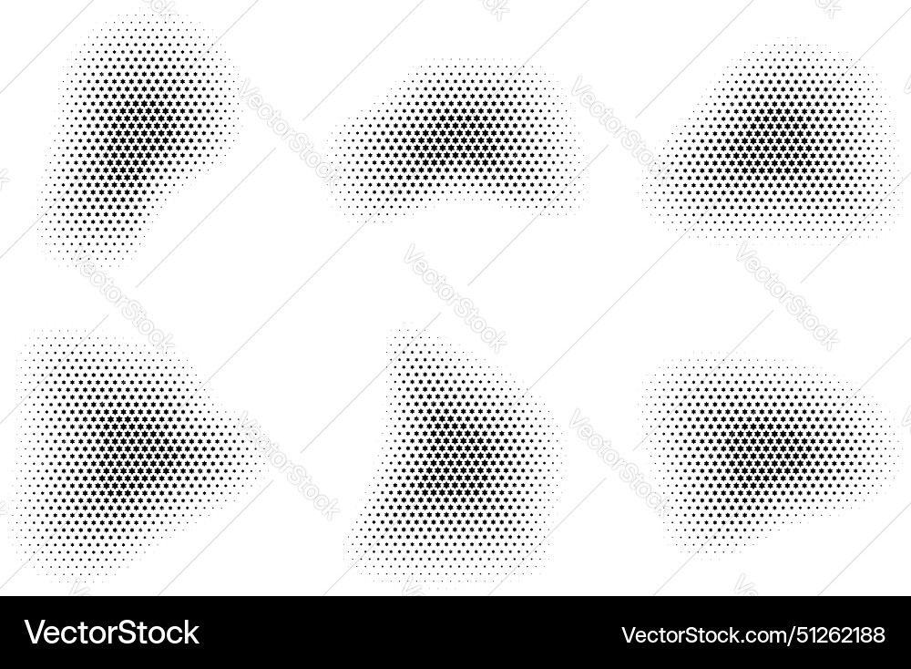 Halftone star pattern reprographic technique vector image