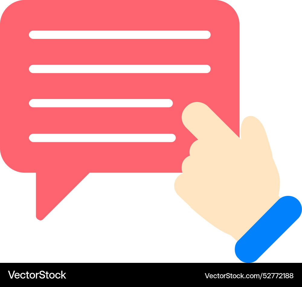Message icon design Vector Image