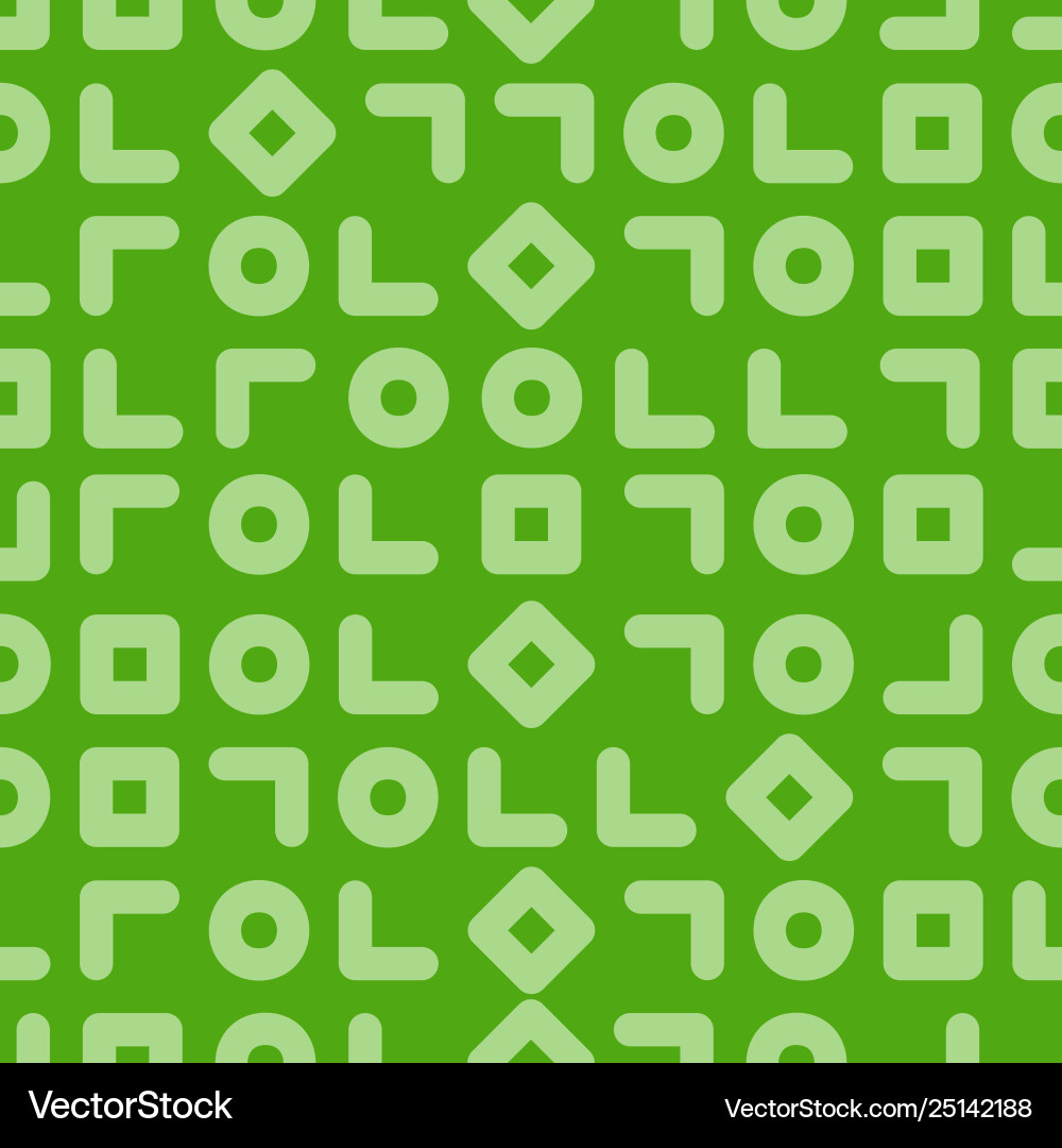 Seamless creative pattern - green Royalty Free Vector Image