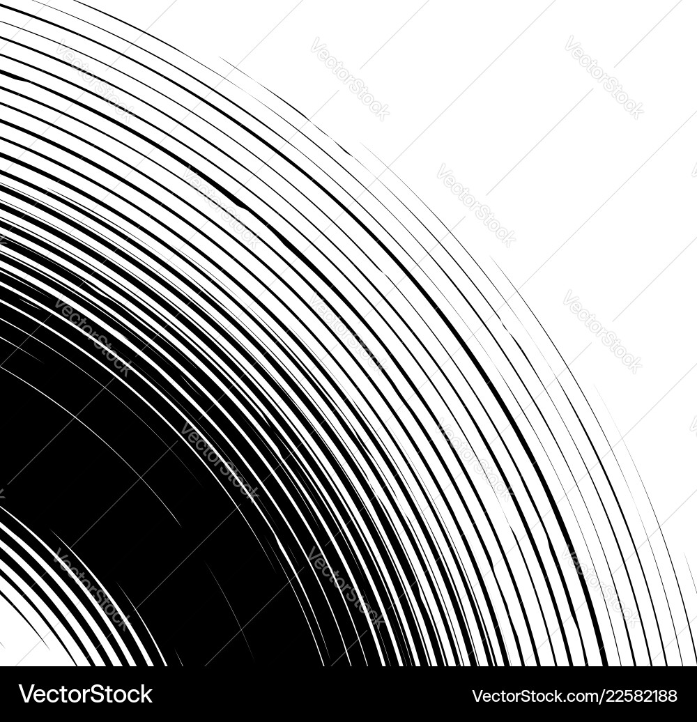 Spiral spreading from corner abstract element Spiral spreading from corner abstract element vector image