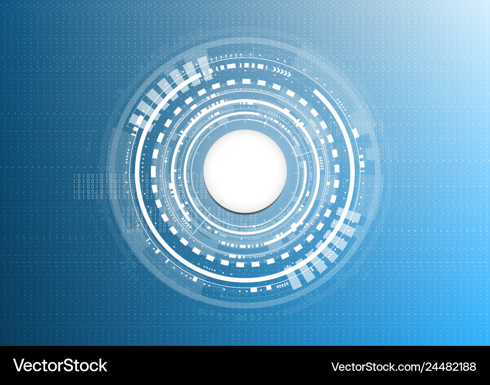 Technological interface connection platform Technological interface connection platform vector image