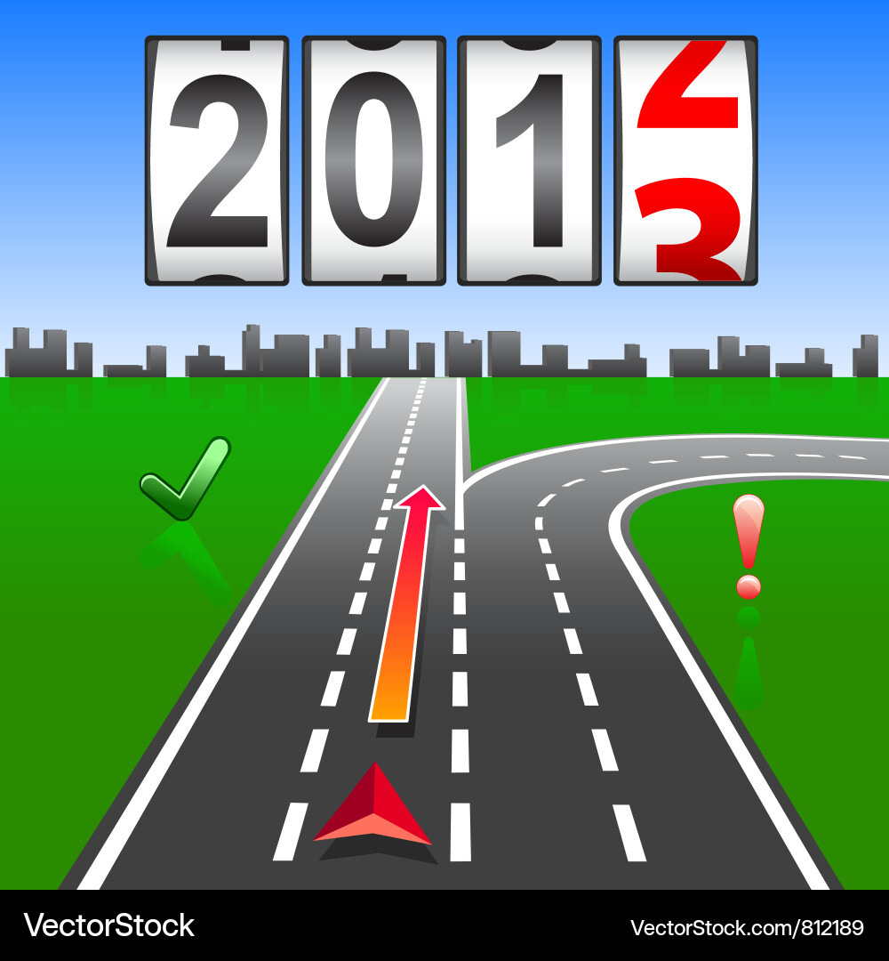 2013 New Year Countdown Timer Vector Image