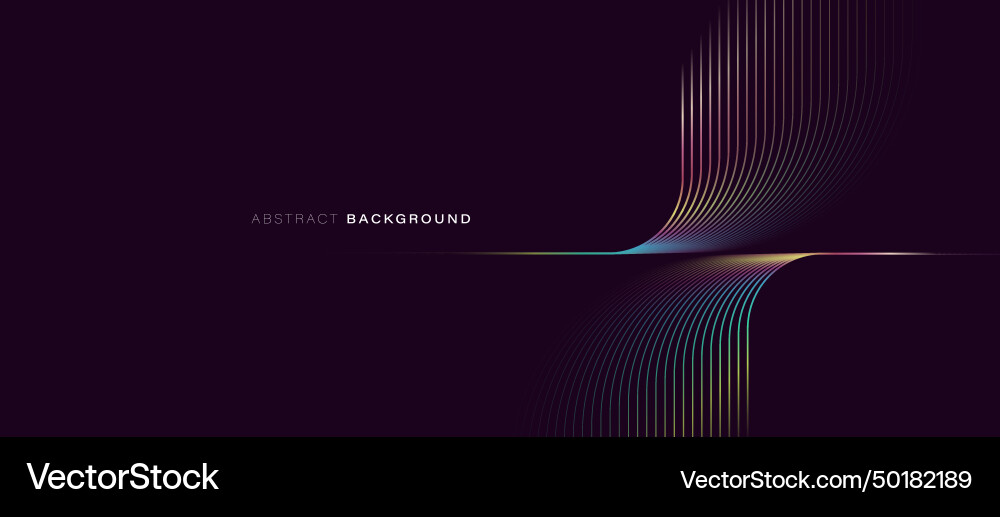Abstract background with glowing geometric curve Abstract background with glowing geometric curve vector image