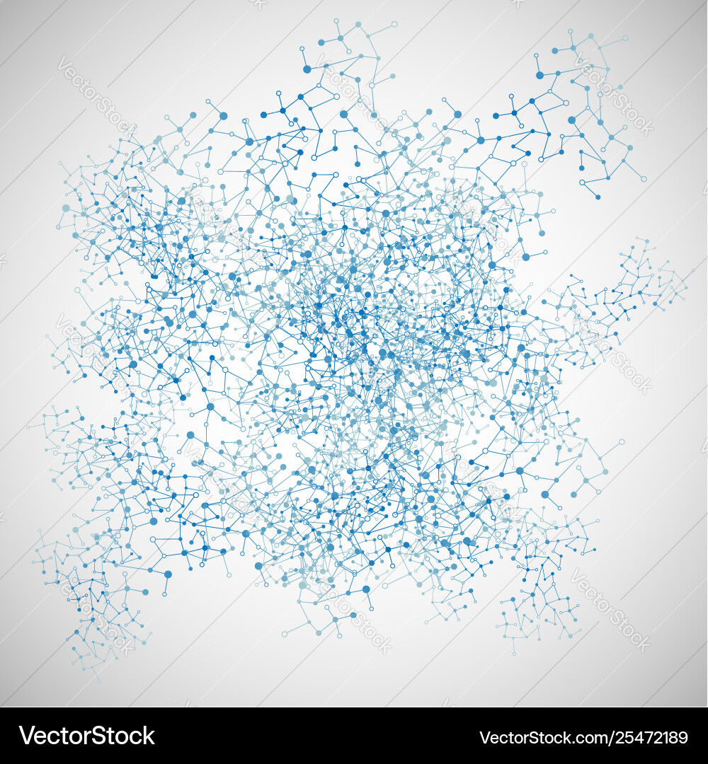 Abstract polygonal background with connected dots Abstract polygonal background with connected dots vector image
