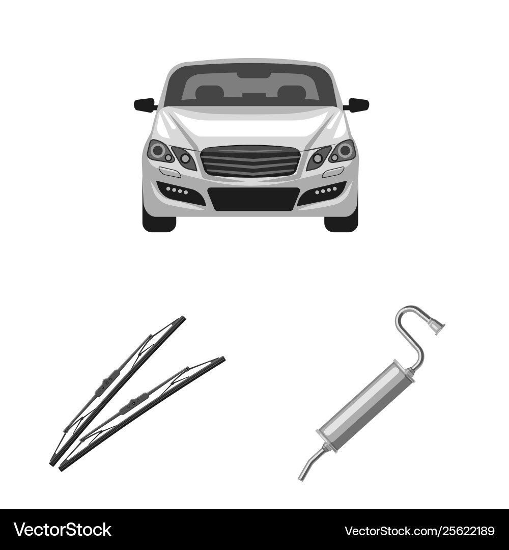 Design auto and part icon collection Design auto and part icon collection vector image
