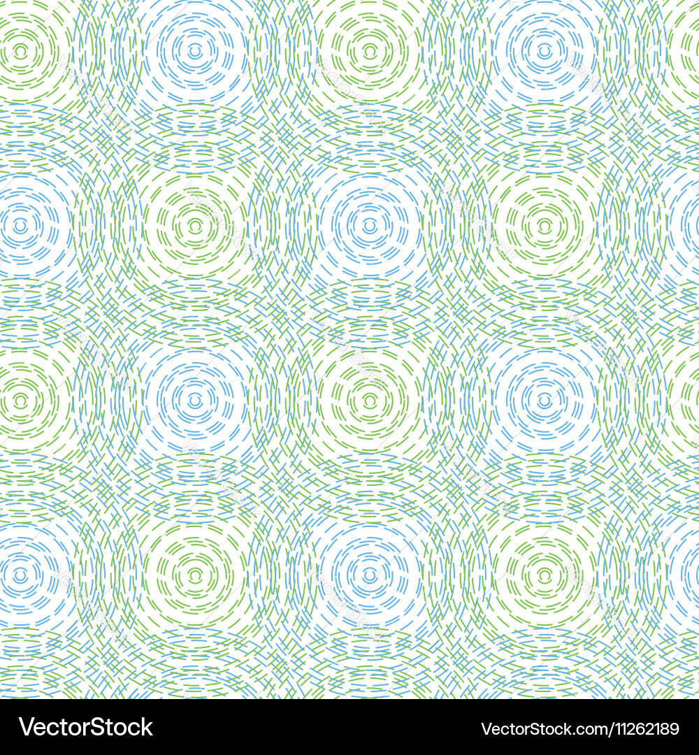 Geometric Circles Pattern vector image