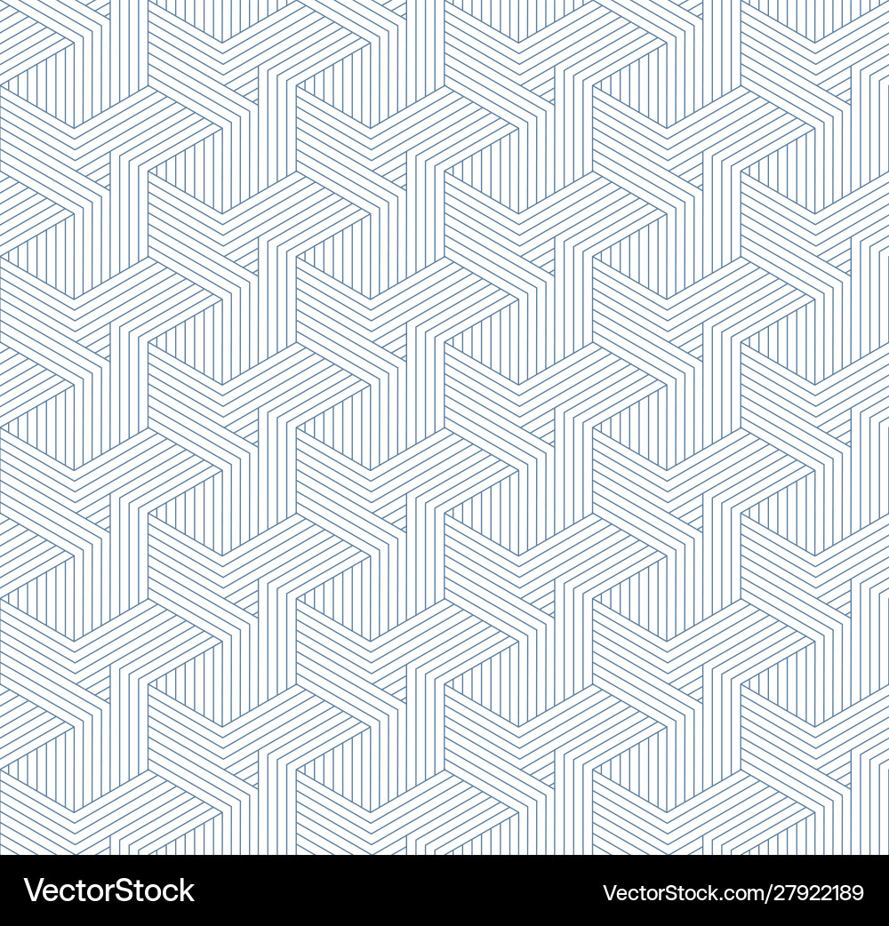 Geometric Line Pattern vector image