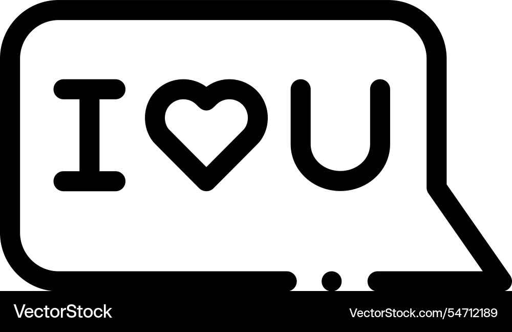 Messages icon thin linear style design isolated vector image
