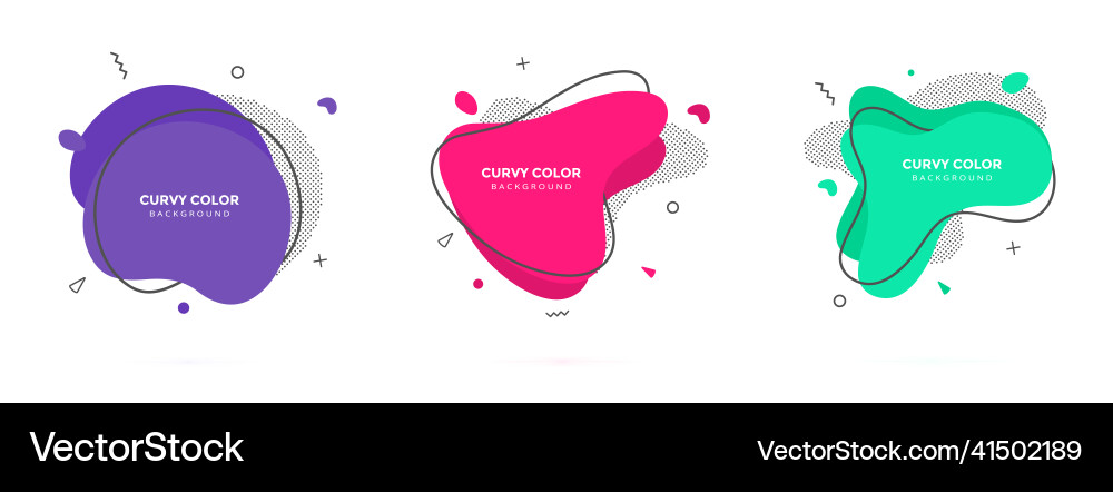 Modern liquid irregular amoeba blob shape abstract Modern liquid irregular amoeba blob shape abstract Vector Image