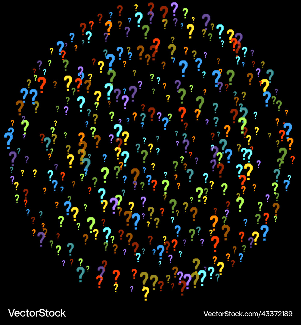 Question marks quiz doubt poll query public Question marks quiz doubt poll query public vector image