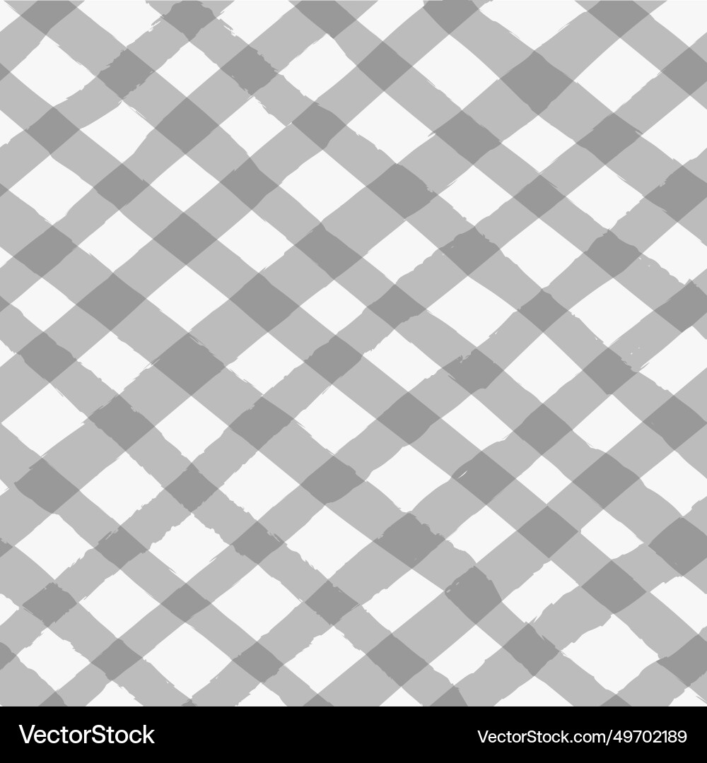 Seamless repeat pattern with gray bias diagonal vector image