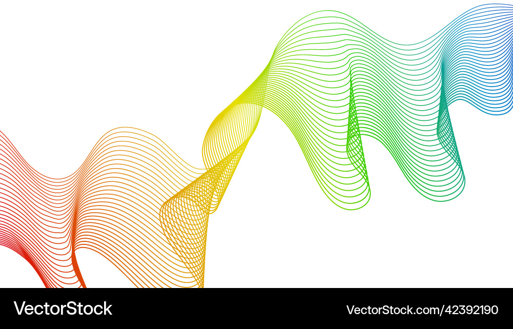 Abstract backdrop with wave gradient lines Abstract backdrop with wave gradient lines vector image