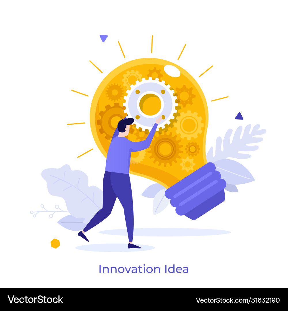 Abstract character concept Royalty Free Vector Image