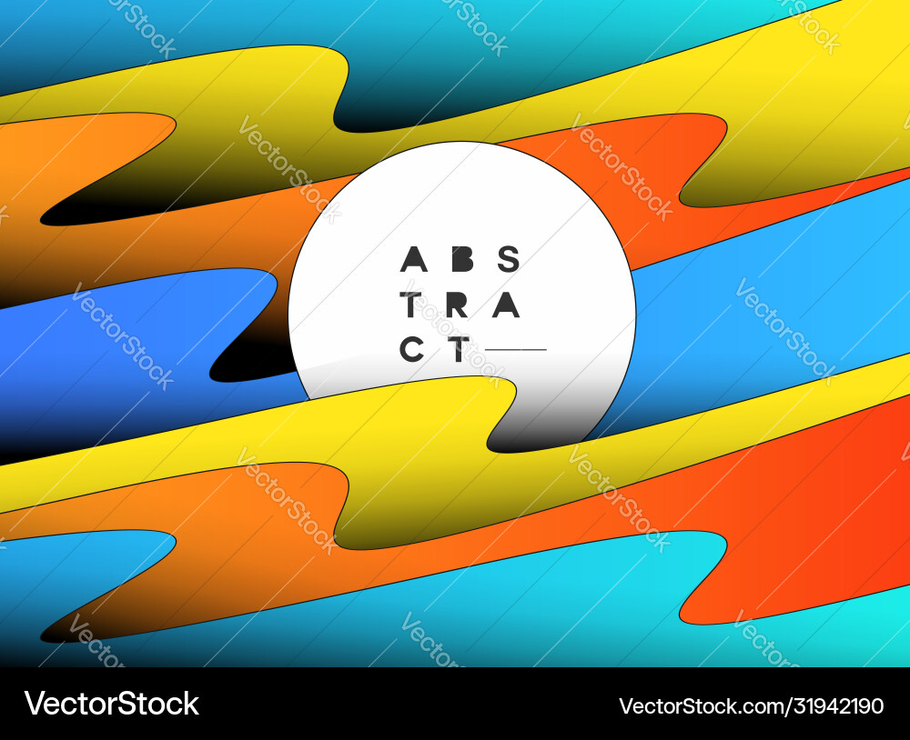 Abstract colorful pattern design and background Vector Image