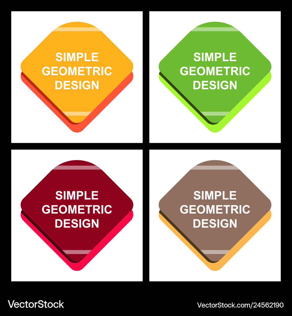 Abstract paper infographic internal and external Vector Image