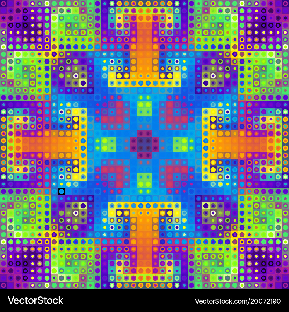 Geometric abstract pattern vector image