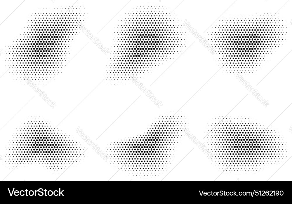 Halftone star pattern reprographic technique vector image