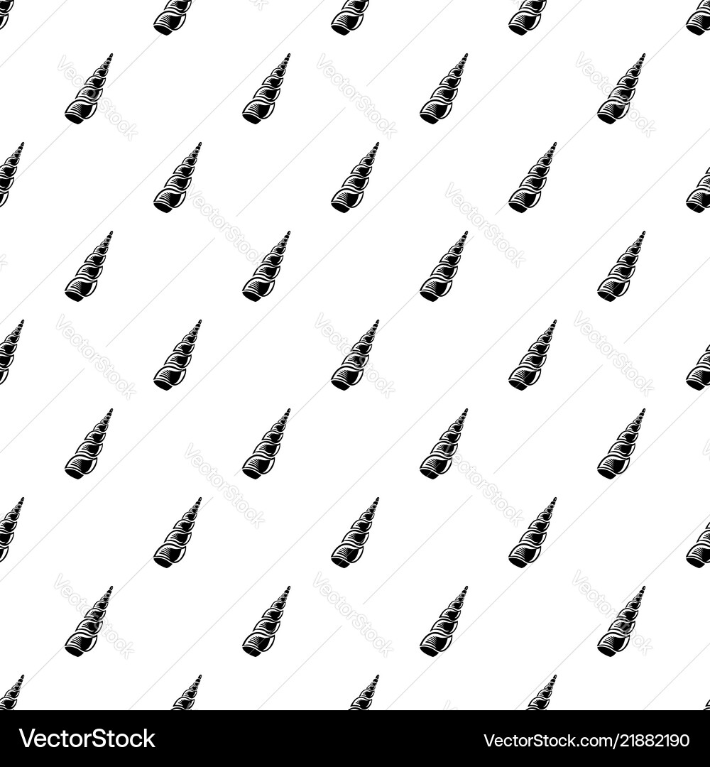 Long shell icon simple style Vector Image