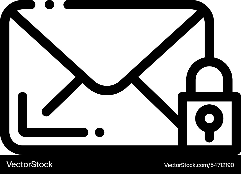 Message icon thin linear style design isolated Message icon thin linear style design isolated vector image