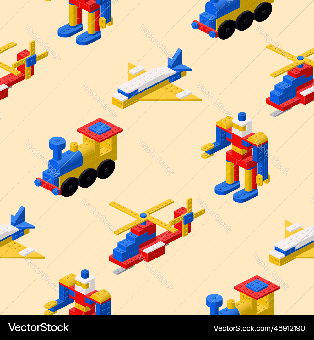 Multi-colored pattern of figures assembled from Multi-colored pattern of figures assembled from vector image