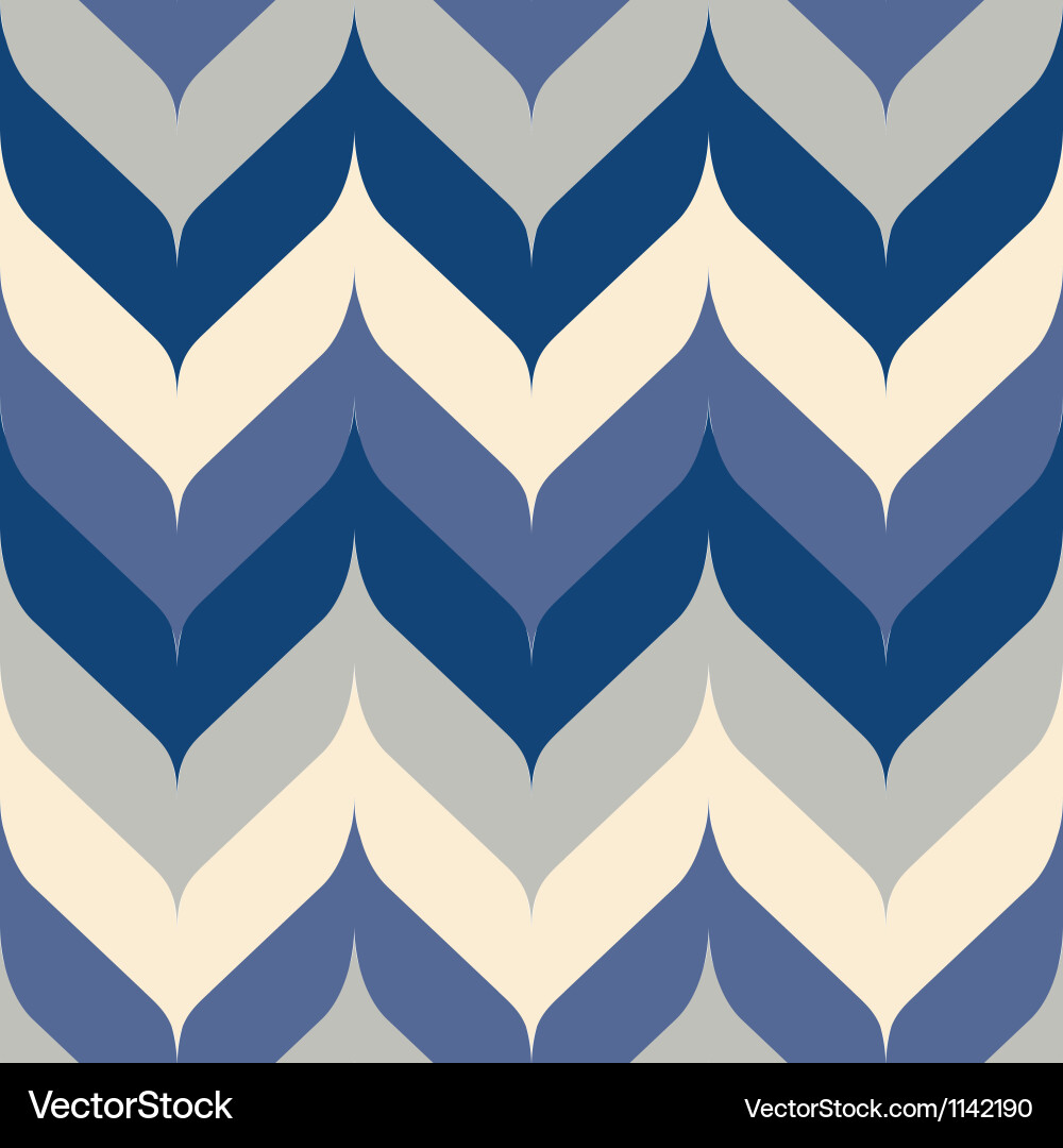 Rounded Chevron Pattern vector image