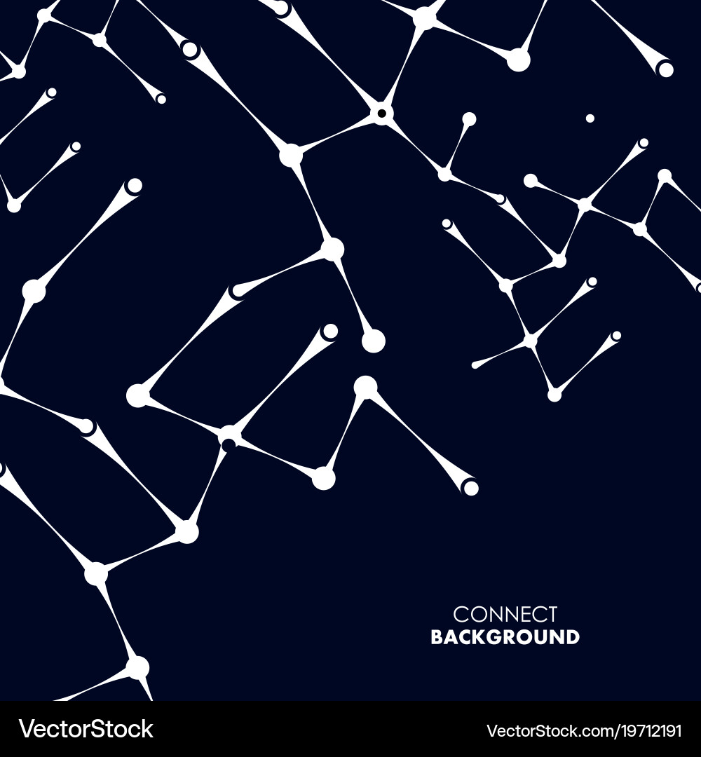 Abstract line science background Vector Image