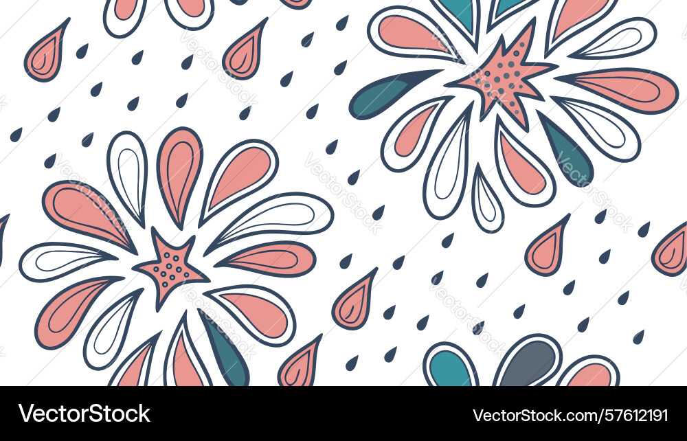Abstract rain and splatter pattern for artistic vector image