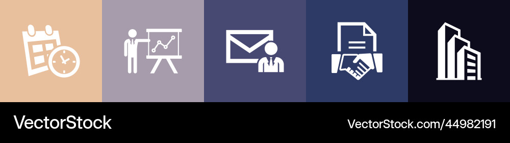 Business-Icons Infografik-Designvorlage Business-Icons Infografik-Designvorlage vektorbild