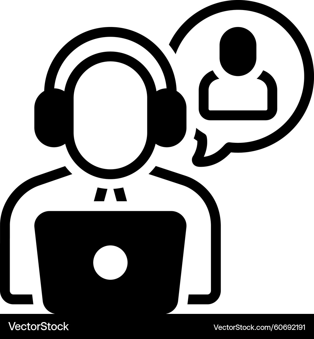 Client Communication Icon – Royalty-Free Vector | VectorStock