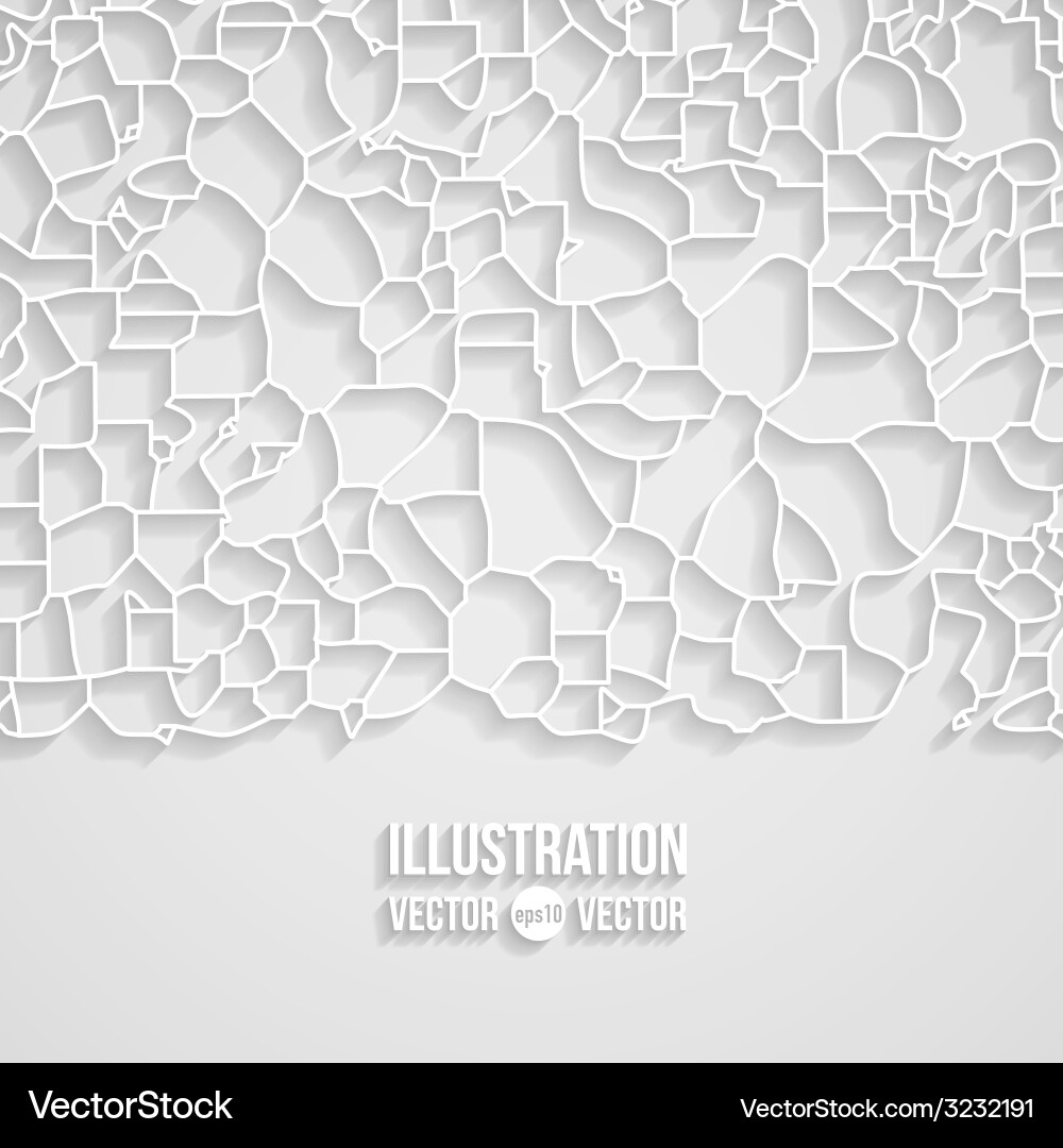 Fragmented Gray Mosaic Background vector image