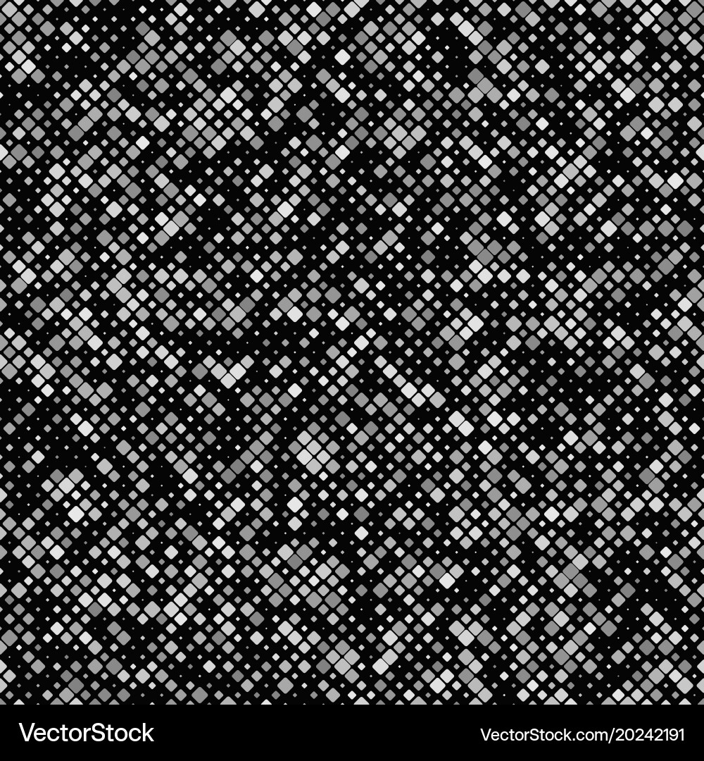 Grey abstract repeating diagonal square pattern vector image