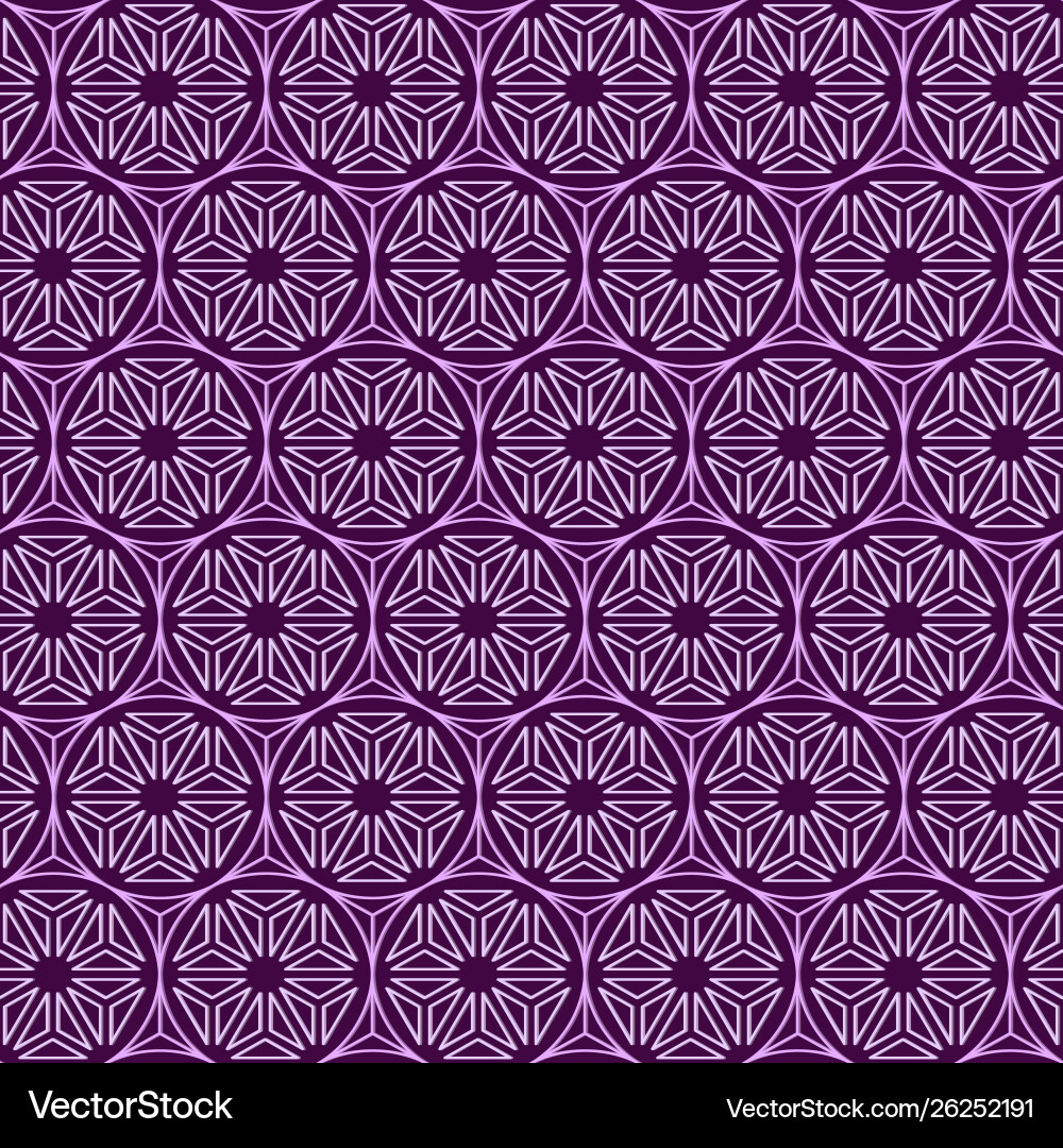 Polygon line and seamless background Vector Image